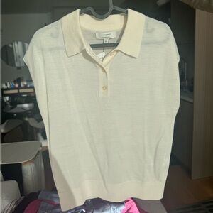 Banana Republic Merino Wool Collared Short Sleeve